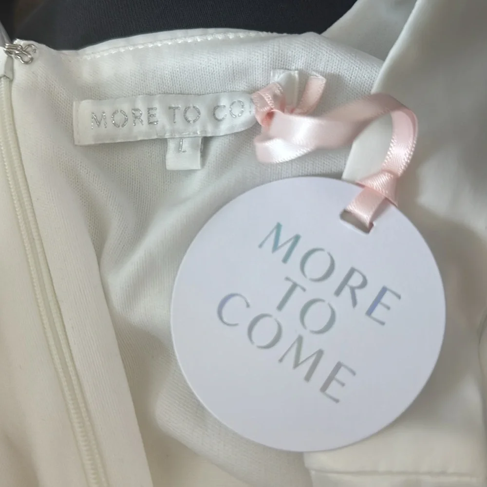 NWT REVOLVE More to Come Abigail Mini Dress in White - Picture 4 of 5